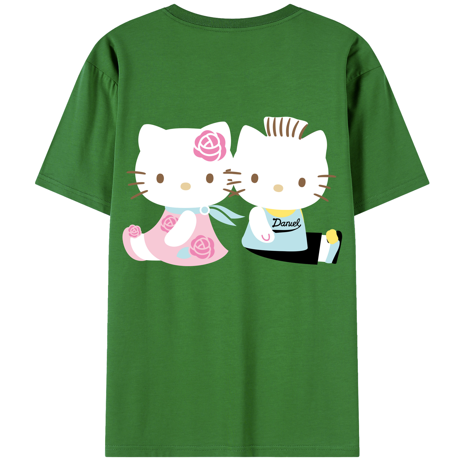 （画像用） Hello Kitty ハローキティ レディース半袖Tシャツ(バックプリント)